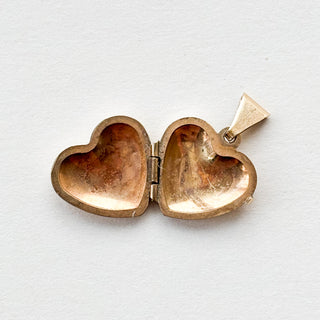 Heart Locket | 9ct Gold | 1.08g | 18" Fine Cable Link Chain