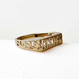 Sister Ring | 9ct Gold | Size M | 1.6g