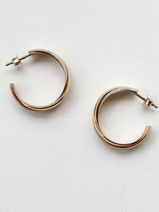 Russian Hoop Earrings | 9ct Gold | 2.87g