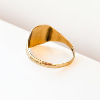 Square Signet (G Engraving) | 2.63g | Size W