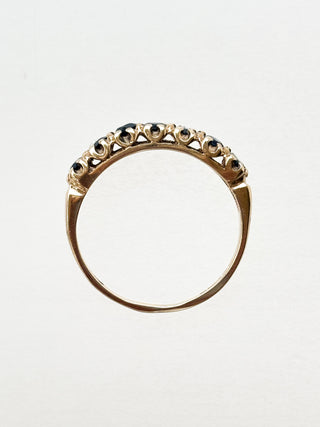 Sapphire Eternity Ring | 9ct Gold | Size N | 1.92g