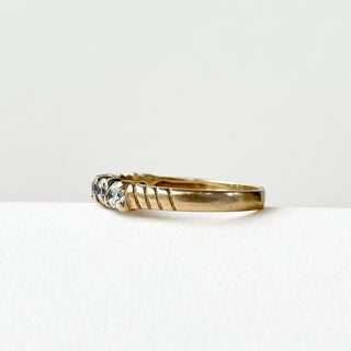 CZ Eternity Band | 9ct Gold | 2.06g | Size P