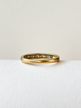 7-Stone Diamond Ring | 9ct Gold | Size P | 1.79g