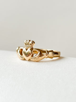 Irish-Made Claddagh Ring | 14k Gold | Size N½ | 3.44g