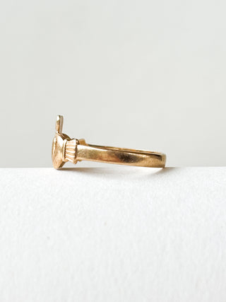 Claddagh Ring | 9ct Gold | Size L | 1.17g