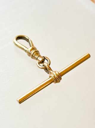 T-Bar with Swivel | Cable Link Chain | 9ct Gold | 4.05g