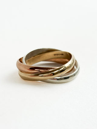 Russian Wedding Band Ring | 9ct Gold | Size O | 5.05g