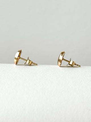 Oval Stud Earrings | 9ct Gold | 0.51g