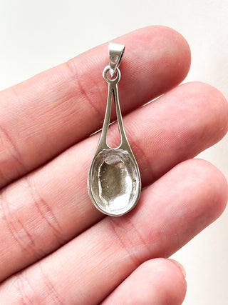 Celtic Spoon Pendant | Cable Link Chain | 925 Silver | 18–20-Inch | 2.18g