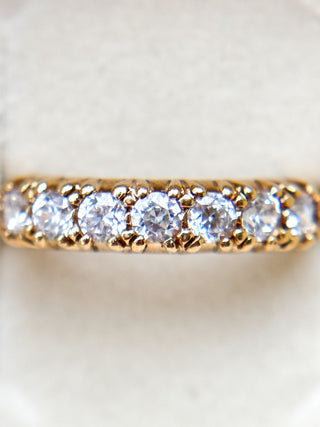 CZ Eternity Ring | 9ct Gold | Size N | 2.20g