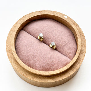 Diamond Stud Earrings | 14ct Gold | 1.09g