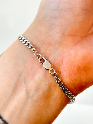 Celtic Cross Bracelet | Sterling Silver | 10.73g