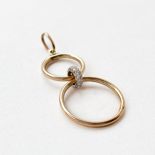 Interlocking Circles | 9ct Gold | 0.87g | 18-Inch Fine Cable Link Chain