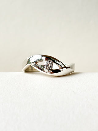Eye CZ Ring | 925 Silver | Size M | 2.16g