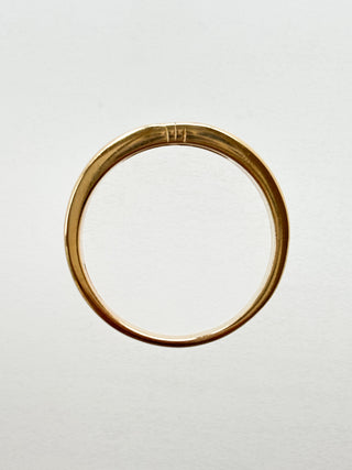 Trinity Band Ring | 14ct Gold | Size S | 6.05g
