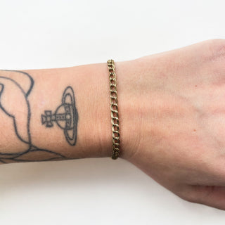 Heart Padlock Bracelet | 9ct Gold | 7.4" | 5.10g