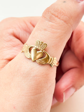 Claddagh Ring | 9ct Gold | Size X | 2.21g