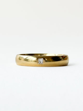 Diamond Band Ring | Estimated 0.10ct | 18ct Gold | Size Q | 5.58g