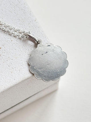Virgo Zodiac Pendant | Silver | 18-Inch Fine Cable Link Chain | 1.40g