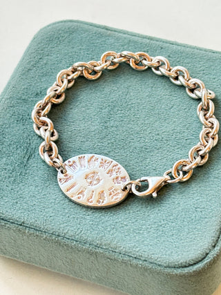 History of Ireland Bracelet | Sterling Silver | 21.93g  | 7 inches
