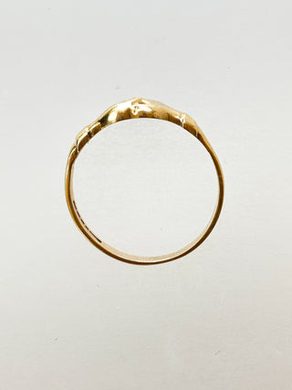 Fede Ring | 9ct Gold | Size R | 2.17g