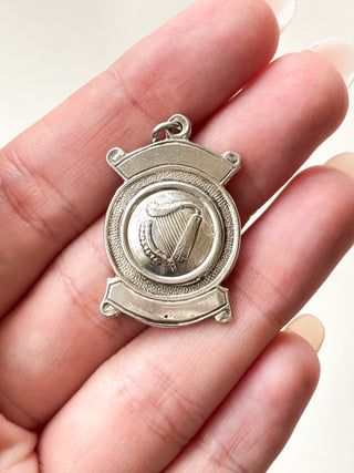 Harp Pendant | Cable Link Chain | 925 Silver | 18–20-Inch | 8.00g