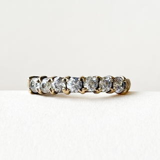 CZ Eternity Band | 9ct Gold | 2.06g | Size P