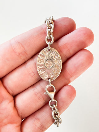 History of Ireland Bracelet | Sterling Silver | 21.93g  | 7 inches