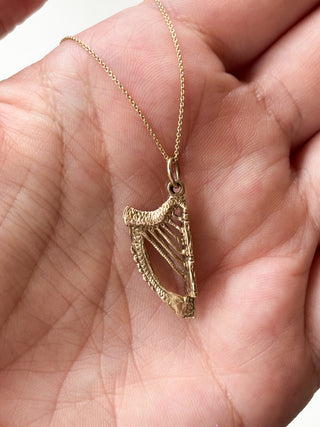 Harp Pendant | 9ct Gold | 1.91g