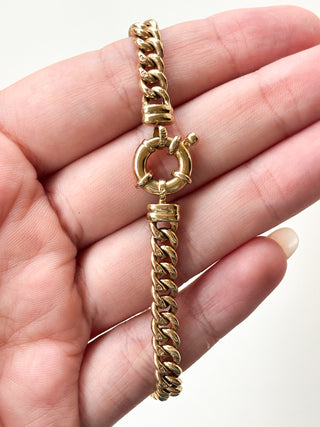 Curb Link Bracelet | 9ct Gold | 9.38g | 8.66in