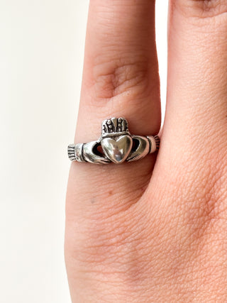 Claddagh Ring | 925 Silver | Size L | 2.90g
