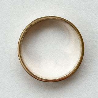 Spiral with Border Ring | 10ct Gold | Size N | 2.6g