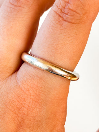 Donut Ring | Sterling Silver | 8.80g | Size U