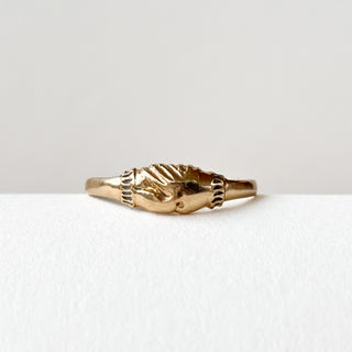 Fede Ring | 9ct Gold | Size O½ | 1.1g