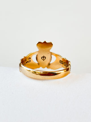 Made in Ireland Claddagh Ring | 9ct Gold | Size P | 2.42g