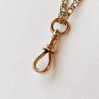 Large Albert Swivel Clasp (Rose Gold, Antique) | 9ct Gold | 2.89g