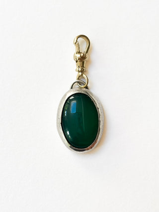 Chalcedony Pendant with 9ct Albert Clasp | 4.09g