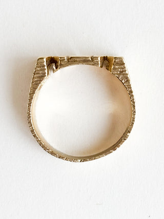 Mam Signet Ring | 9ct Gold | Size P | 5.10g plus resize