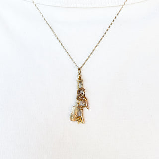 Light Charm necklace | 9ct | 18in fine | 1.77g