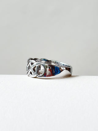 Solva Celtic Band | Sterling Silver | Size J | 2.79g