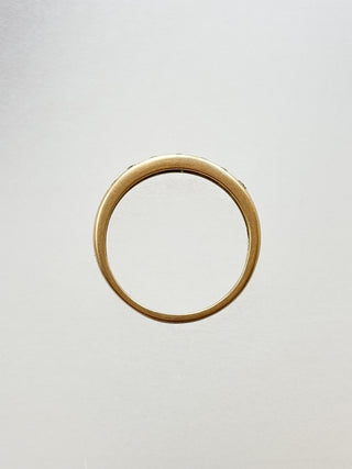 7-Stone Diamond Ring | 9ct Gold | Size P | 1.79g