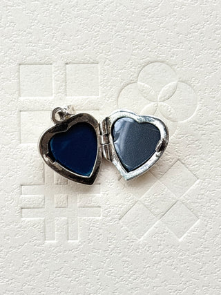 Heart Rose Engraved Locket | 925 Silver | 2.28g | 18–20-Inch Cable Link Chain