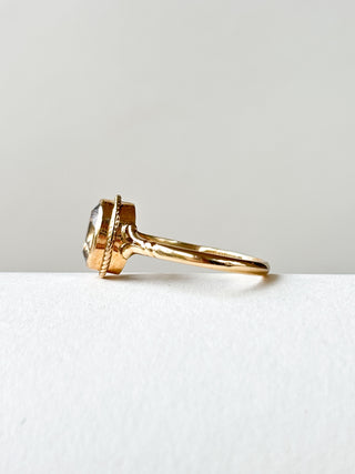 Aquamarine Solitaire Ring | 9ct Gold | Size L | 1.67g