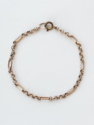 Bolt Clasp Bracelet | 9ct Gold | 7.6-Inch | 2.12g