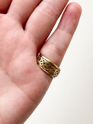 Celtic Knot Band | 9ct Gold | Size K | 5.33g