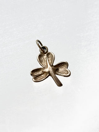 Reversible Shamrock Pendant | 9ct Gold | 18-Inch Fine Diamond Anchor Chain | 1.57g