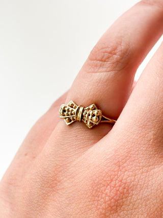 Bow Ring | 9ct Gold | Size O | 1.96g