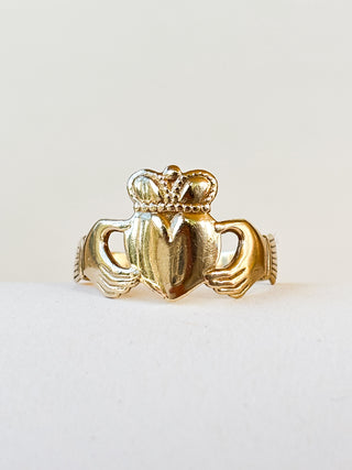 Large Claddagh Ring | 9ct Gold | 3.29g | Size V