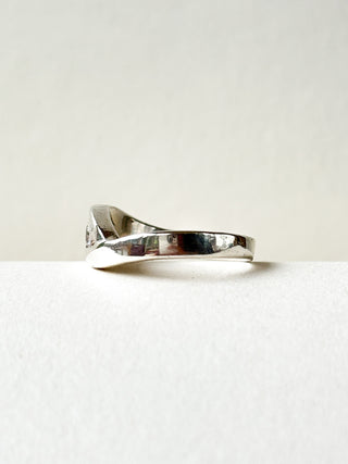Eye CZ Ring | 925 Silver | Size M | 2.16g