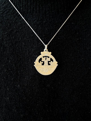 Dublin Castle Engraved Pendant | Sterling Silver | 7.46g | 18/20Inch Chain, 1.50g
